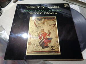 パニアグア,GREGORIO PANIAGUA,ATRIUM MUSICAE DE MADRID/THIBAUT DE NAVARRE(FRANCE/harmonia mundi:HM 1016 AUDIOPHILE MINT LP/長岡鉄男