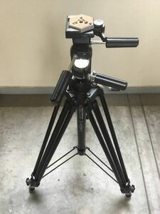 Manfrotto 028B トライマン三脚 3段 大型 脚のみ アルミニウム製 028B&3Dプロ雲HEAD029セット