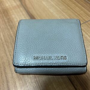 【M】MICHEAL KORS マイケルコース 財布 グレー系 ジャンク品