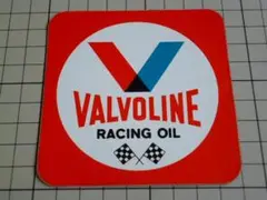 希少 正規品 VALVOLINE ステッカー 89×89mm 当時物 バルボリン