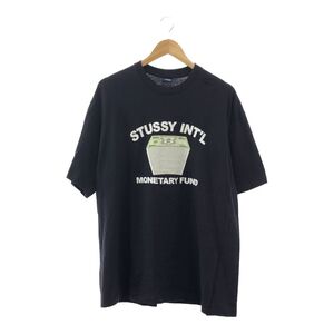 美品 STUSSY ステューシー Monetary Fund Ｔシャツ XL コットン100％ 90年代 半袖 メンズ AT900A66