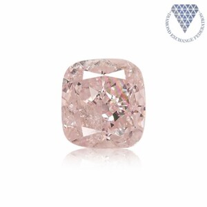 1.02 ct FANCY LIGHT PINK CUSHION GIA 天然 ダイヤモンド ルース DIAMOND EXCHANGE FEDERATION