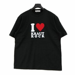 UNDERCOVER アンダーカバー 23SS TEE I LOVE KRAUT ROCK Tシャツ 5 ブラック