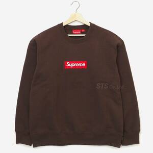 Supreme - Box Logo Crewneck 茶M シュプリーム - ボックスロゴクルーネック 2022FW