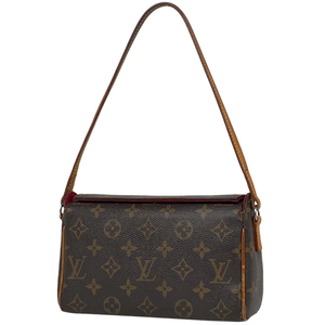 ルイ・ヴィトン Louis Vuitton レシタル ワンショルダー ハンドバッグ モノグラム ブラウン M51900 TH0966 レディース 【中古】