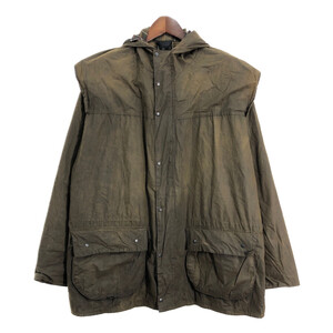 00年代 イングランド製 Barbour バブアー DURHAM ダーハム オイルドジャケット カーキ (メンズ C50/127CM) 中古 古着 R7051