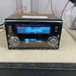 名機高音質 ジャンク ECLIPSE　イクリプス　E5505CMT　MP3　MDLP　AUX　2Dサイズ　CD&MDデッキ　