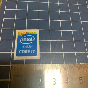 intel Core i7 パソコンシール ステッカー @3985