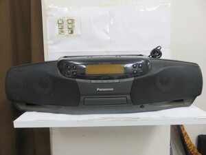 #65146 Panasonic　パナソニック　RX-DT701　MASH　CD　テープラジカセ　中古品　通電確認済み