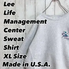 Lee USA製 Life Management Center スウェットシャツ