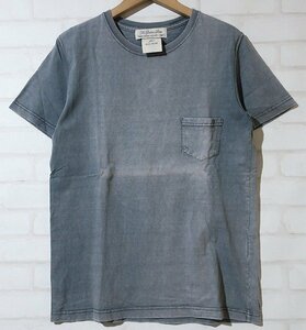 4T8064■レミレリーフ ピグメント加工半袖ポケットTシャツ REMIRELIEF