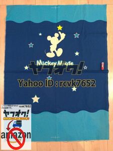 ヤフオク 未使用 ミッキーマウス 布 68cm × 91cm 生地 ヤフオク ディズニー Disney ミッキー Mickey エプロン 家庭科 布地 はぎれ 3Uap