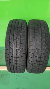  205/65R16 ダンロップ WINTER MAXX WM02 スタッドレス 2本 205/65/16 タイヤ 2022年　8分山