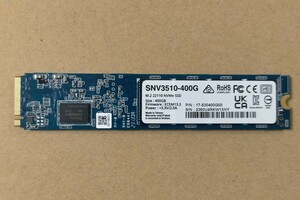 SynologyNAS キャッシュ用 NVMe SSD SNV3510-400G 400GB 1枚