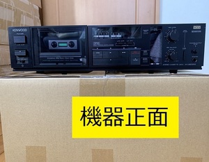 ●●　KENWOOD　カセットデッキ　●●　《KX-880SRⅡ》　★ 録音・再生確認済 // 電解コンデンサ全交換ほか整備済「動作品」 ★　