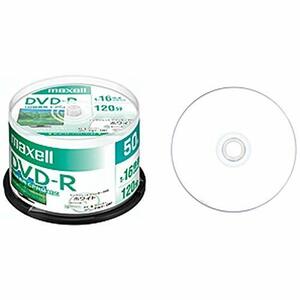 maxell 録画用 DVD-R 標準120分 16倍速 CPRM プリンタブルホワイト 50枚スピンドルケース DRD
