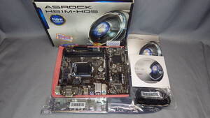 ASRock M81M-HDS(REV1.05) M-ATX 第4世代 動作確認済 送料無料 ほぼ新品(044)