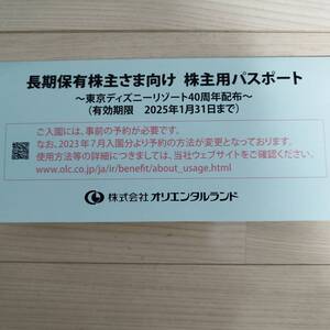 東京ディズニーリゾート共通株主優待1DAYパスポート　４枚セット