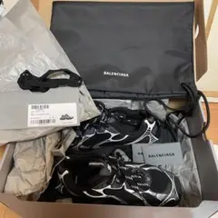 BALENCIAGA 3XL 42 バレンシアガ スニーカー 黒 ブラック