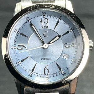 CITIZEN XC 腕時計 シチズン クロスシー 9613-T002391 アナログ カレンダー ブルー クオーツ ラウンド 新品電池交換済み