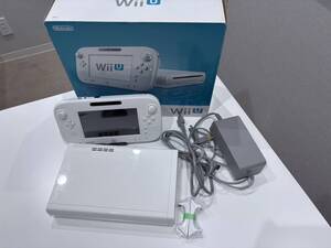 W456 任天堂 Wiiu 本体セット プレミアム セット シロ HDD容量 32GB WUP-101 通電確認済み