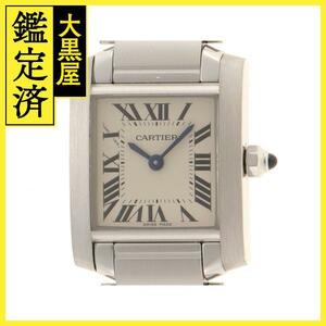 Cartier　カルティエ　タンクフランセーズSM　W51008Q3　SS　女性用クオーツ時計【473】