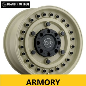 USオフ系 デサートサンド 新品4本 BLACK RHINO ARMORY 8.0J 17in IS30 114.3 127 5Hマルチ JEEP ラングラー RAV4 デリカ に