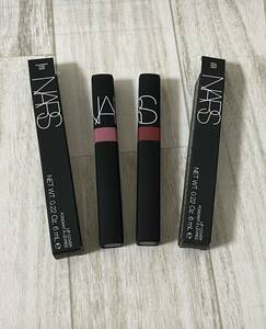 NARS ナーズ リップカバー 5692 SUMMER FIRE ピンクモーヴ 5693 HELL GATE ブラックチェリー 2本セット 未使用 口紅 リップグロス