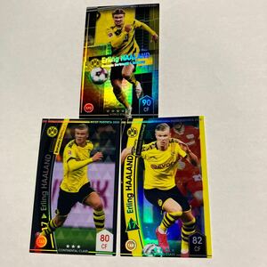 送料込/WCCF FOOTISTA2020 2021 アーリング・ハーランド3枚セット/ERLING HAALAND rookie Card ルーキーカード　dortmund ドルトムント