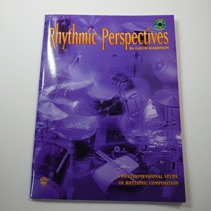 【洋書】 Rhytmic Perspectives ギャビンハリソン リズミカルな視点:リズム構成の多次元研究 ドラム スコア 楽譜 教則本 CD付き