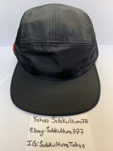 【新品】 Supreme シュプリーム Camp Cap 5 panel hat new Black Red Box logo キャンプ キャップ ５パネル 黑 赤いボックスロゴ 帽子