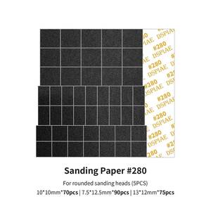 ◆◇DSPIAE【MSP-ES02】E-SA電動ペンサンダー用サンドペーパー(#280 カーブ状ヘッド/5枚入り)◇◆