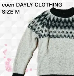 coen DAYLY CLOTHING ニット セーター M 秋冬