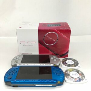 SONY PSP-3000 本体×3/PSPソフト ジャンクおまとめ【CEAY8009】