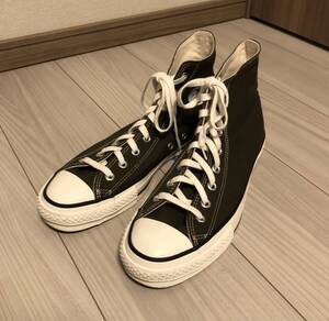 1円〜 美品 28cm コンバース CONVERSE スニーカー オールスター HI 日本製 希少カーキ US9.5 オリーブ グリーン