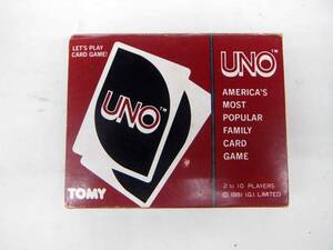 ☆レア☆　TOMY　UNO　トミー　ウノ　カード　旧パッケージ版