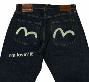 希少 ■ EVISU エヴィス × McDonald マクドナルド ■ シリアルNO入 白カモメ i