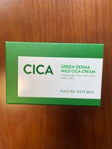 NATURE REPUBLIC Green Derma Mild Cream/ネイチャーリパブリック グリーンダーママイルドクリーム　未開封　送料無料