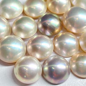 1円〜!!（マベパールおまとめ150.5ct）d 約30.1g mabe pearl パール 半円真珠 ジュエリー jewelry ルース 裸石 宝石 w4の7