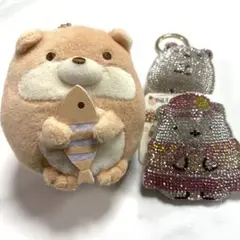 すみっコぐらし　すみっコキャンプ　ぬいぐるみ　ジュエリーマスコット　3点セット