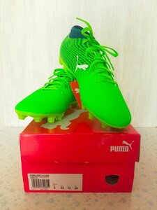 28.0cm★即決！緑　PUMA プーマ one 18.4 HG サッカースパイク サッカーシューズ 靴　