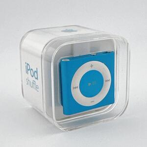 極美品　APPLE　iPod shuffle　４世代　２G ブルー　ケース付き