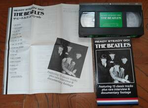 THE BEATLES READY STEADY GO! VHS ビデオ 歌詞カード付