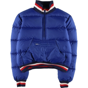 古着 90年代 トミーヒルフィガー TOMMY HILFIGER ハーフジップ ダウンジャケット レディースM相当 ヴィンテージ /eaa504167