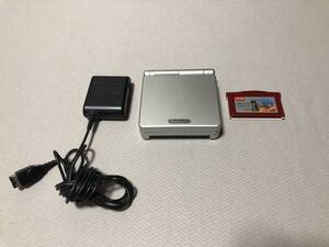 Nintendo GAMEBOY ADVANCE SP 任天堂　ゲームボーイ　アドバンス　SP シルバー　エキサイトバイク　美品　綺麗