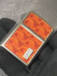 zippo 鼈甲柄 前面加工 シルバー 特殊加工 希少モデル 2015年製 シルバーインナー 2015年製 