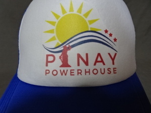 激レア USA購入 アメリカ企業モノ 公選弁護士 法律事務所 【PINAY POWERHOUSE】 ロゴプリントメッシュキャップ 中古良品