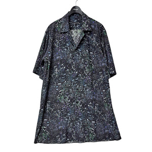 ラッドミュージシャン LAD MUSICIAN DECHINE INKJET SMALL FLOWER LONG SHIRT　小花柄ロングシャツ 8047000099100