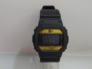 期間限定セール カシオ CASIO クォーツ腕時計・G-SHOCK/デジタル/ラバー/BLK/BLK/DW-5600NE-1JR 35周年ニューエラコラボ メンズウォッチ