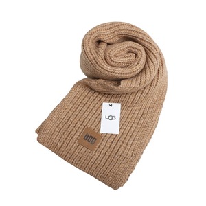 アグ UGG W Chunky Rib Knit Scarf マフラー 20166-CAM レディース ブラウン マフラー